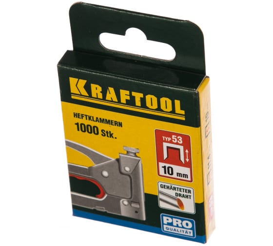 Скобы KRAFTOOL тип 53 10мм. 1000шт.  31670-10 в Екатеринбурге