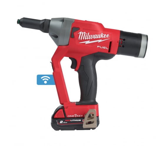Аккумуляторный заклёпочник Milwaukee M18 ONEFPRT-202X 4933478602
