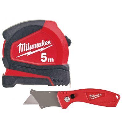 Набор рулетка Pro 5м + нож выкидной 4932471125