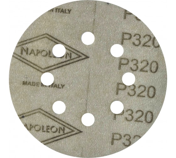Шлиф.круг NAPOLEON NAP GOLD d.125мм. 8отв. P320 00-00000275 в Екатеринбурге