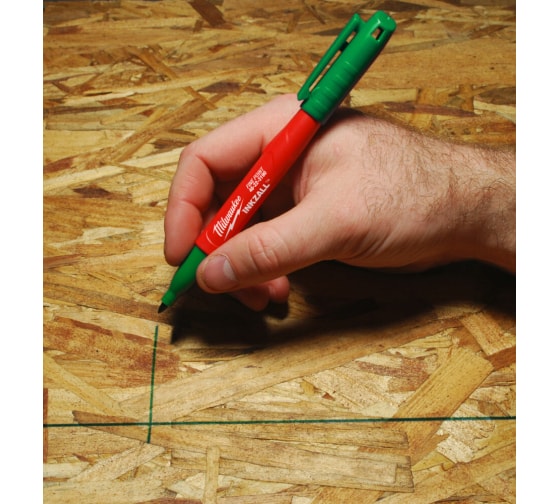 Маркер Milwaukee INKZALL зеленый тонкий 1 шт. 4932492127