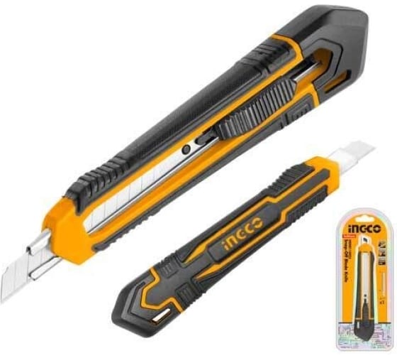 Нож с защелкивающимся лезвием INGCO HKNS110925