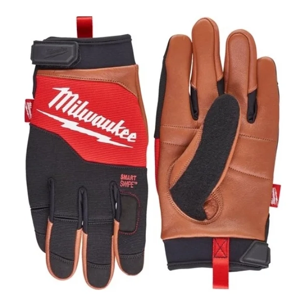 Перчатки с кожаными вставками Milwaukee  XL/10  4932471914