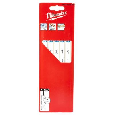 Полотна для лобзика Milwaukee T718AF Bi-Metal 155мм 5шт