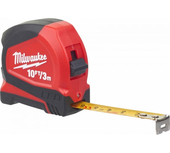 Рулетка с подсветкой Milwaukee 3м 48226602