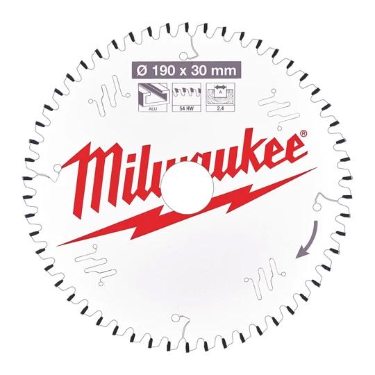 Пильный диск Milwaukee по алюминию 190х30х2,4 Z54 4932471303