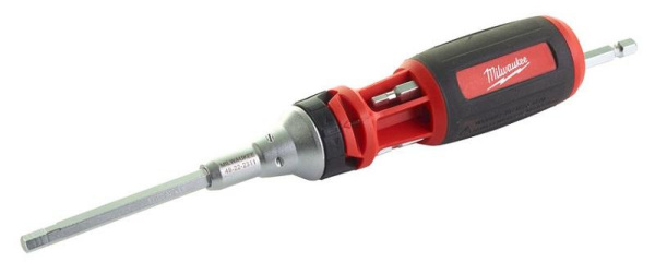 Отвертка Milwaukee  HEX с трещоткой 10 в1