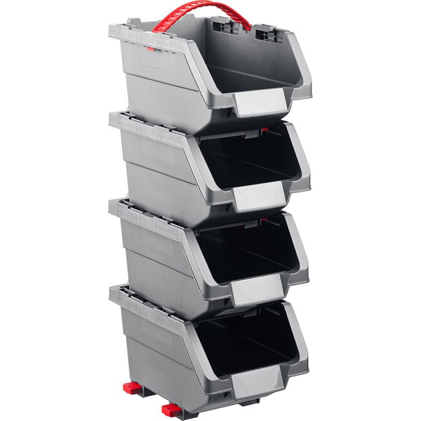 Лотки для хранения "Keter" Click Bins №3 15,5х22хh13,5см. 4шт.  17193661 в Екатеринбурге