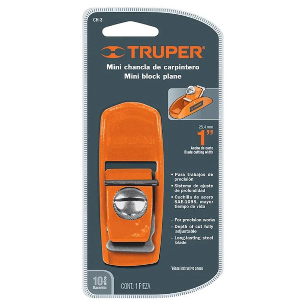 Минирубанок Truper 25.4 мм CH-3 12022 в Екатеринбурге 