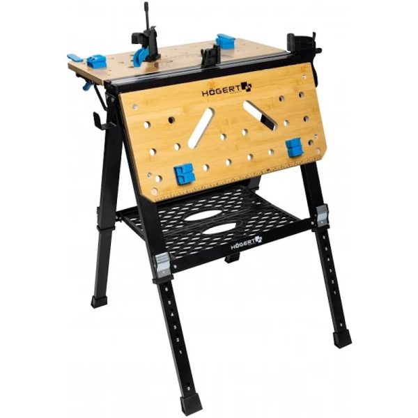 Верстак складной столярный HOEGERT 700x650x915мм  HT7G540 в Волгограде