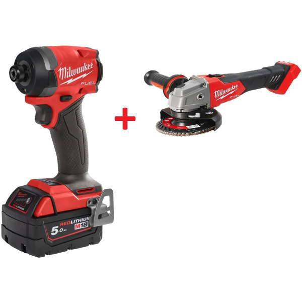 Набор Инструмента №4 Milwaukee M18FID3-502X+M18FSAG125X-0X PT2509004
