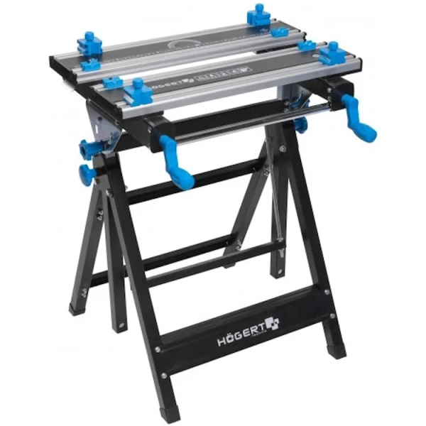 Верстак складной столярный HOEGERT 600x570x770-1070мм  HT7G542