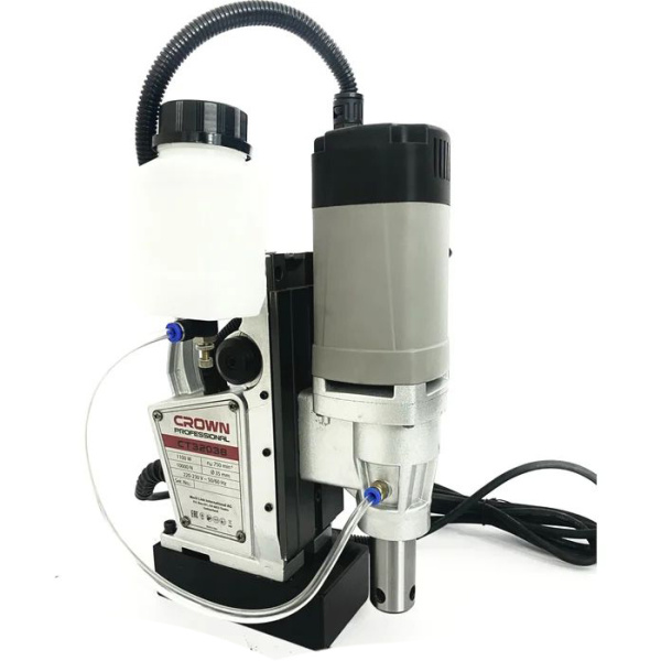 Магнитный сверлильный станок CROWN СТ32038 BMC (CS) 1100Вт,с системой подачи СОЖ в комплекте. в Екатеринбурге