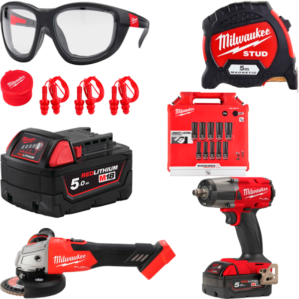 Промо-набор Milwaukee M18 FMTIW100P 100-летие Milwaukee 493310004
