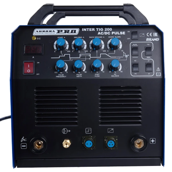 Сварочный аппарат аргонодуговой сварки Aurora-Pro INTER TIG 200 AC/DC PULSE Mostef 00010052 в Екатеринбурге