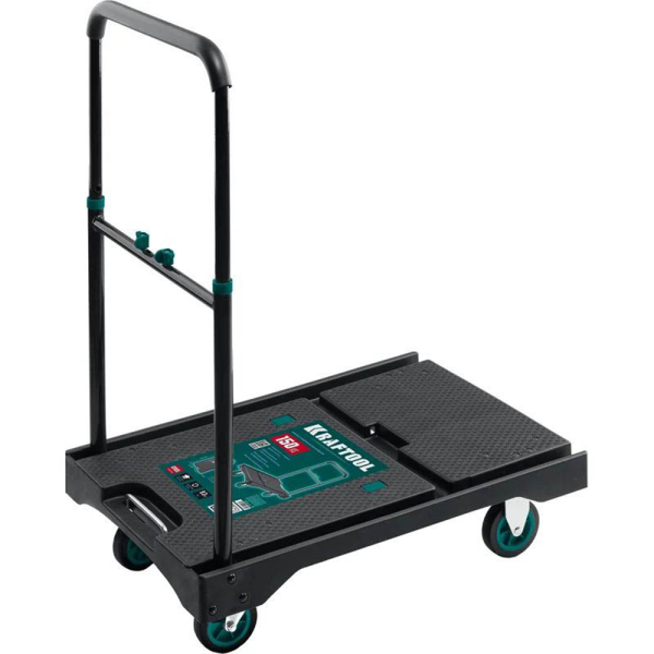 Тележка платформенная складная KRAFTOOL до 150 кг, 68х49.5 см, d10 см 38780-150 в Волгограде