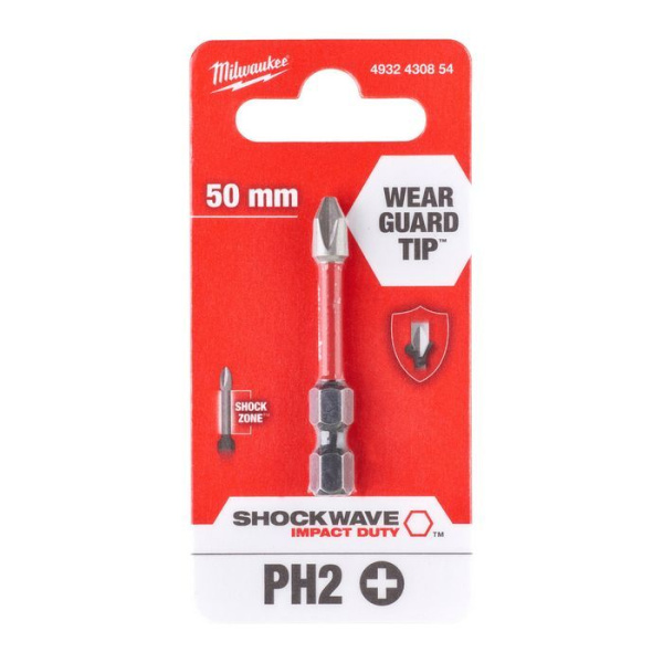 Насадка Milwaukee SHOCKWAVE PH2 50мм (1шт)