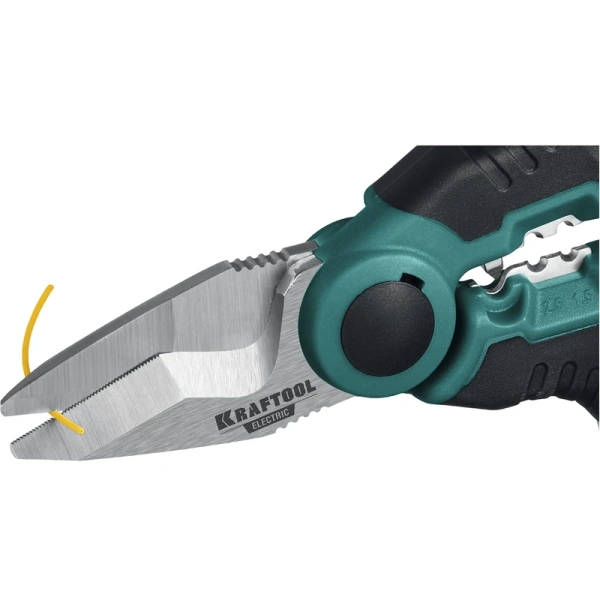 Ножницы электрика KRAFTOOL Electric  4-в-1 160 мм с чехлом  23356 в Волгограде 