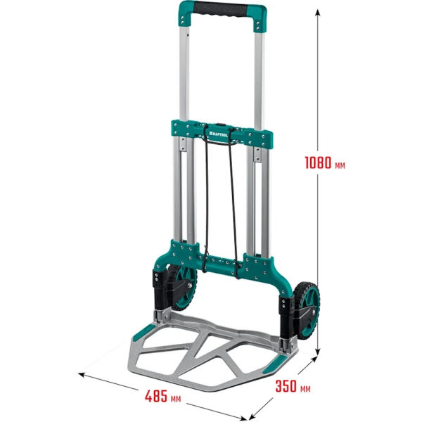 Тележка хозяйственная KRAFTOOL "ATLANT" до 120 кг, 48.5х35см, d18 см  38751-120 в Волгограде