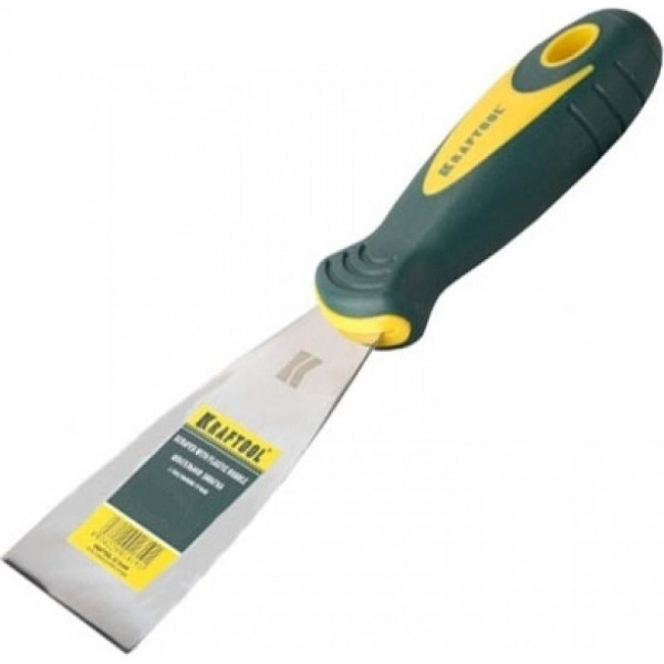 Шпатель "Kraftool" нержав.полотно 2-компоненткая ручка 75мм. 10035-075 в Екатеринбурге 