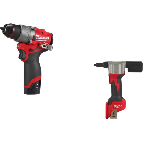 Набор Инструмента Milwaukee №14 M12FDD2-202X+M12BPRT-0 PT2509014