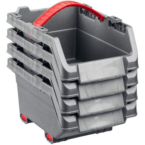 Лотки для хранения "Keter" Click Bins №2 11х15,5хh8,5см. 4шт.  17197117