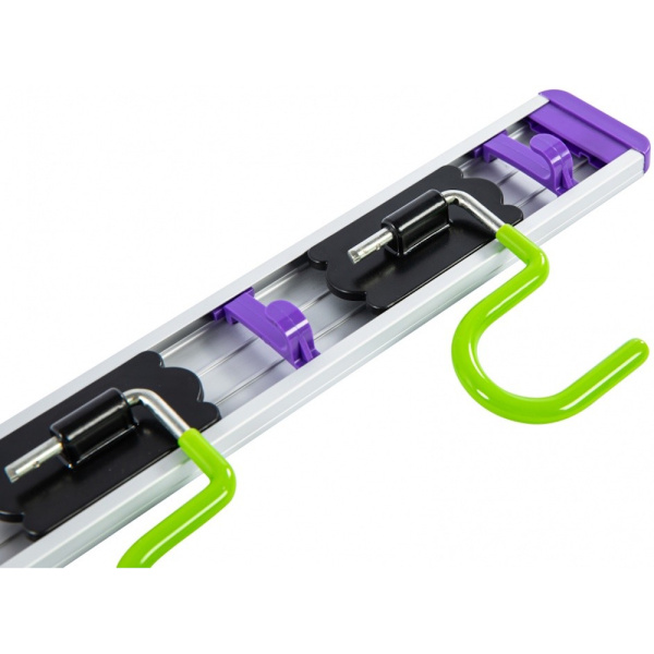 Алюминиевый настенный держатель для садового инструмента Palisad, 4 крюка 68304 в Волгограде