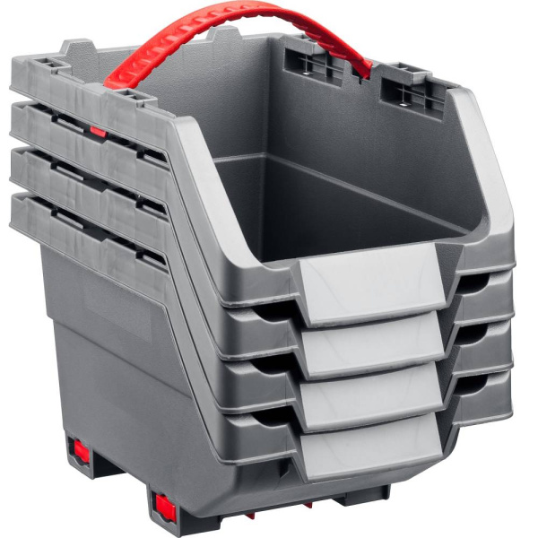 Лотки для хранения "Keter" Click Bins №3 15,5х22хh13,5см. 4шт.  17193661