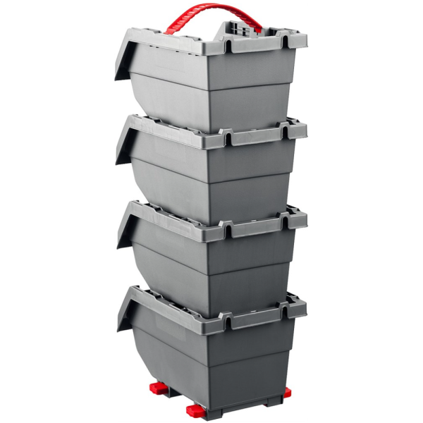 Лотки для хранения "Keter" Click Bins №2 11х15,5хh8,5см. 4шт.  17197117 в Екатеринбурге