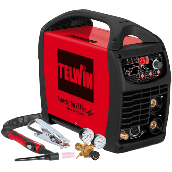 Аппарат аргонодуговой сварки SUPERIOR TIG 251 DC-HF/LIFT VRD + TIG ACC. Telwin в Екатеринбурге