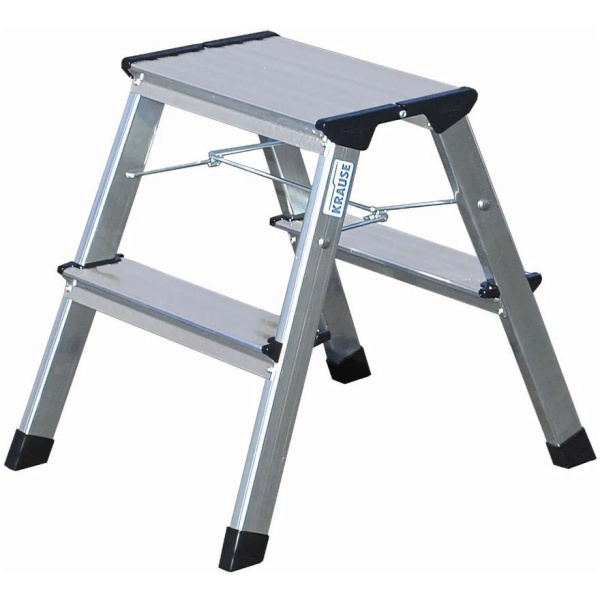 Подставка складная KRAUSE ROLLY 2х2 ступеньки алюм.  130037 в Волгограде