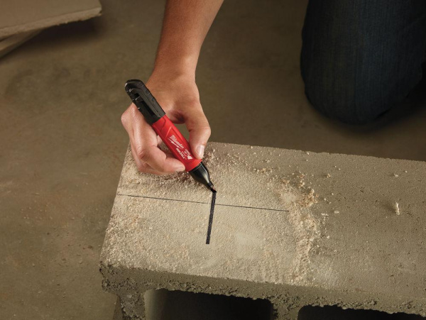 Маркер Milwaukee INKZALL для стройплощадки широкий 1шт