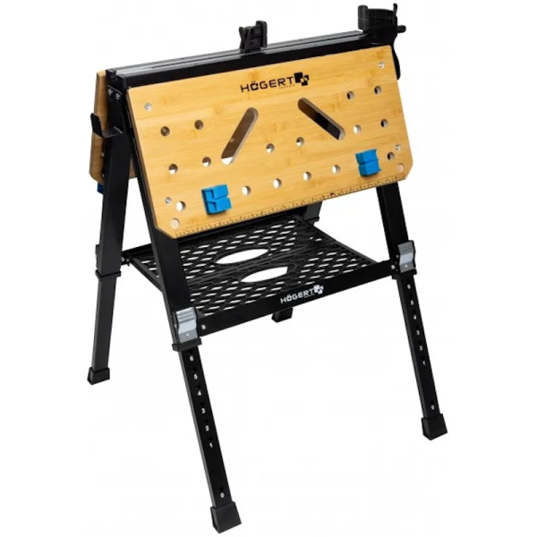 Верстак складной столярный HOEGERT 700x650x915мм  HT7G540 в Волгограде