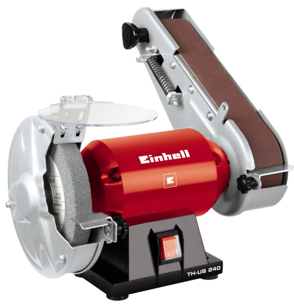 Точило с шлифлентой Einhell TH-US 240 4466150 + Лента шлифовальная 686х50мм, 5шт, 4419809