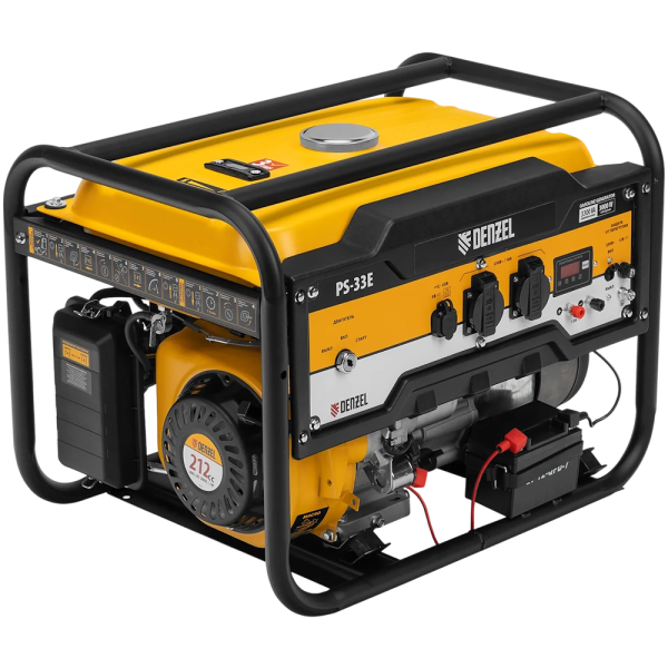 Бензиновый генератор Denzel PS-33E 94537 в Екатеринбурге