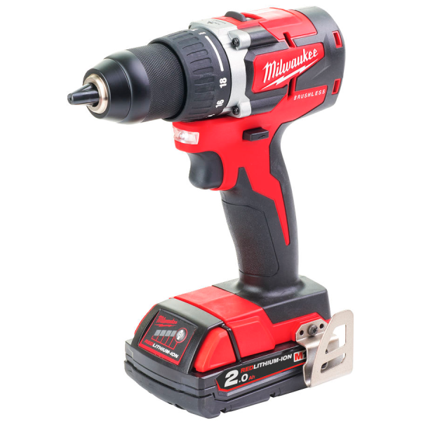 Аккумуляторная безударная дрель-шуруповерт, бесщеточная Milwaukee M18 CBLDD-202C 4933464317