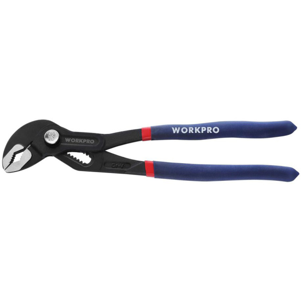 Клещи переставные WORKPRO 250мм CR-V (с кнопкой быстрой регулировки)  WP231155 в Екатеринбурге 