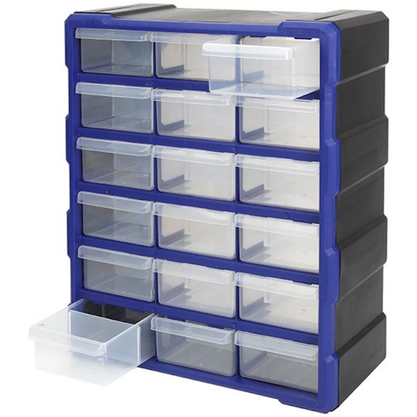 Органайзер пластиковый WORKPRO 18 ящичков WP283011 в Екатеринбурге