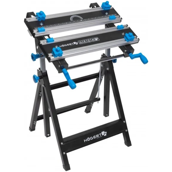 Верстак складной столярный HOEGERT 600x570x770-1070мм  HT7G542 в Волгограде