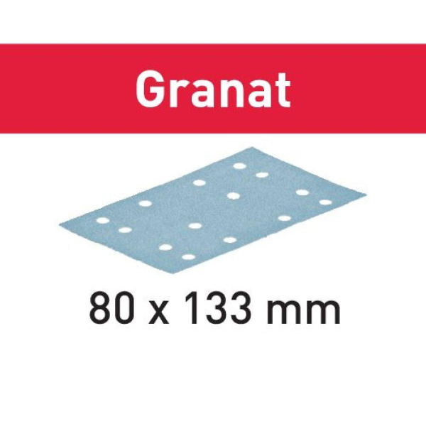Мат.шлифовальный STF 80X133 Granat P 280,  "FESTOOL" STF 80X133 P 280 GR 50 x 1шт. 497204