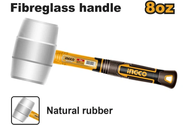 Киянка белая INGCO 220 г HRUH8908 в Екатеринбурге 