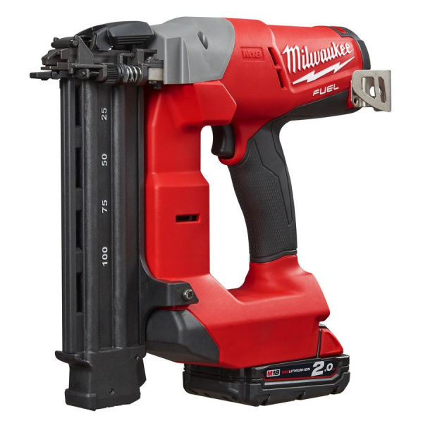 Аккумуляторный гвоздезабиватель Milwaukee M18 CN18GS-202X FUEL (Li-Ion2Ач)