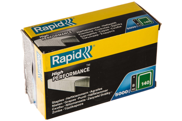 Скобы супертвердые RAPID тип 140 8мм. 5000шт.  11908111 в Екатеринбурге