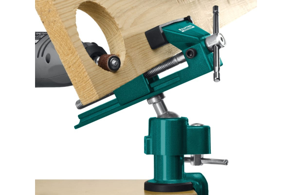 Тиски шарнирно-поворотные KRAFTOOL PRECISION 75 мм. рабочий ход губок 75мм.  32711-75 в Екатеринбурге