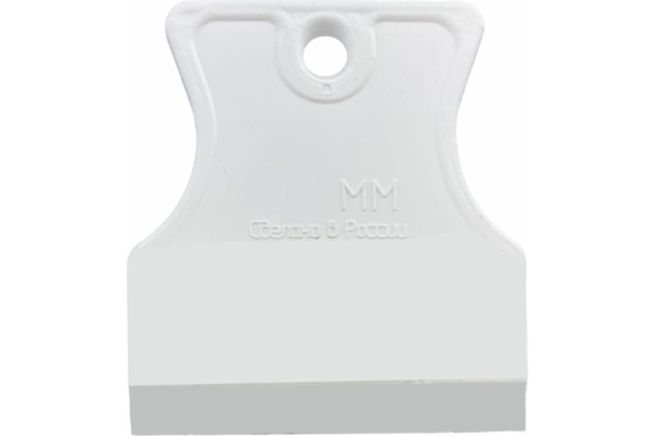 Шпатель резиновый DECOR 180мм. белый  308-180 в Екатеринбурге 