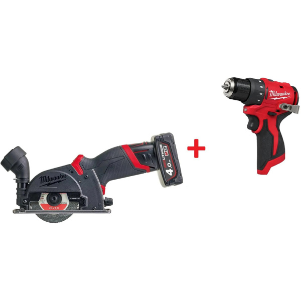 Набор Инструмента Milwaukee №17 M12FCOT-422X+M12BLDDRC-0 PT2509017