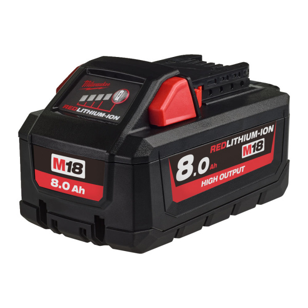 Аккумулятор Milwaukee M18 HB8 (18В, 8Ач, Li-ion) 4932471070