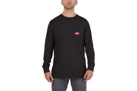 Лонгслив Milwaukee WORK-L чёрный 4932493035